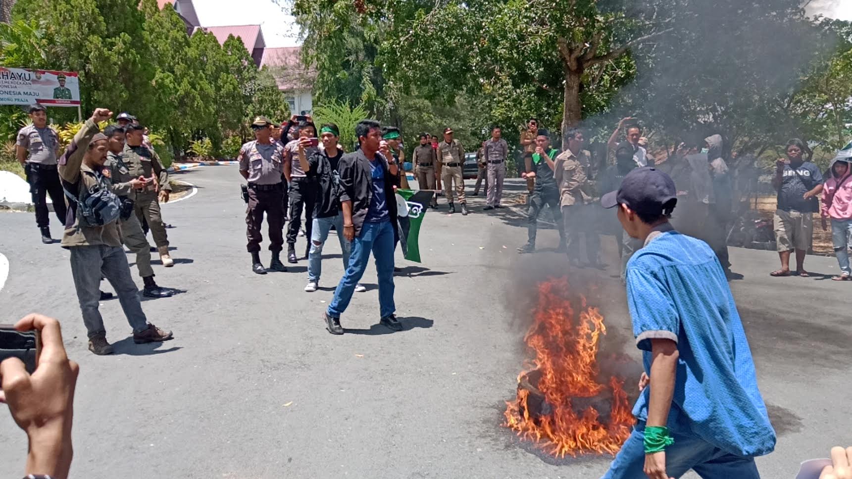 Kecam Tindakan Aparat, Berikut Tuntutan HMI MPO kepada Kapolda Sulsel