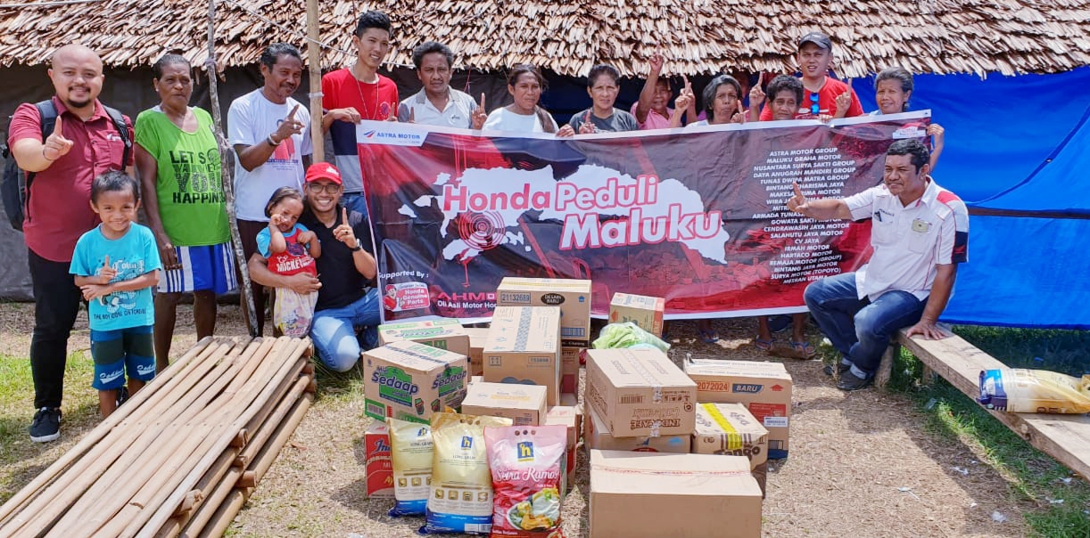 AHASS Peduli Ambon, Bantuan Tahap II Astra Motor Makassar untuk Korban Gempa