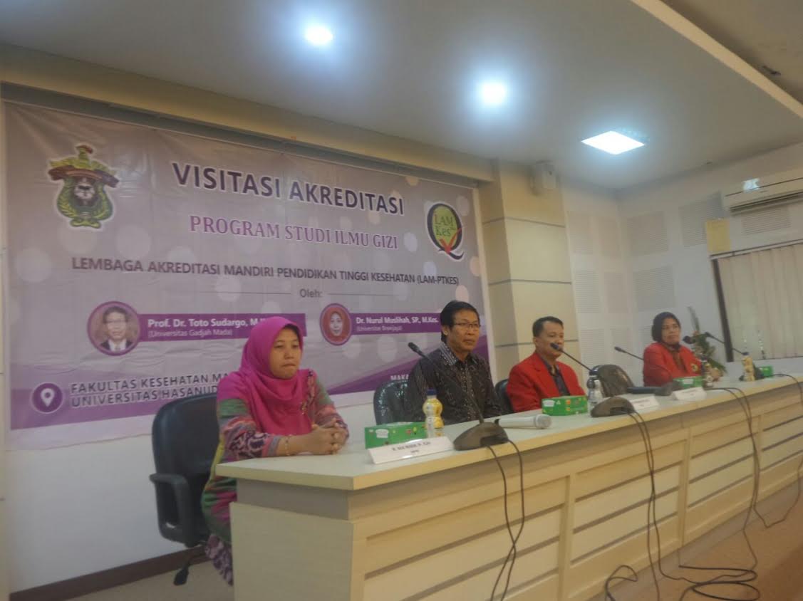 Reakreditasi, Prodi Ilmu Gizi Unhas Harap Pertahankan Nilai A