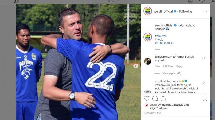 Persib Resmi Datangkan Robert Rene Alberts, ini Postingan Perpisahan Miljan Radovic & Reaksi Bobotoh