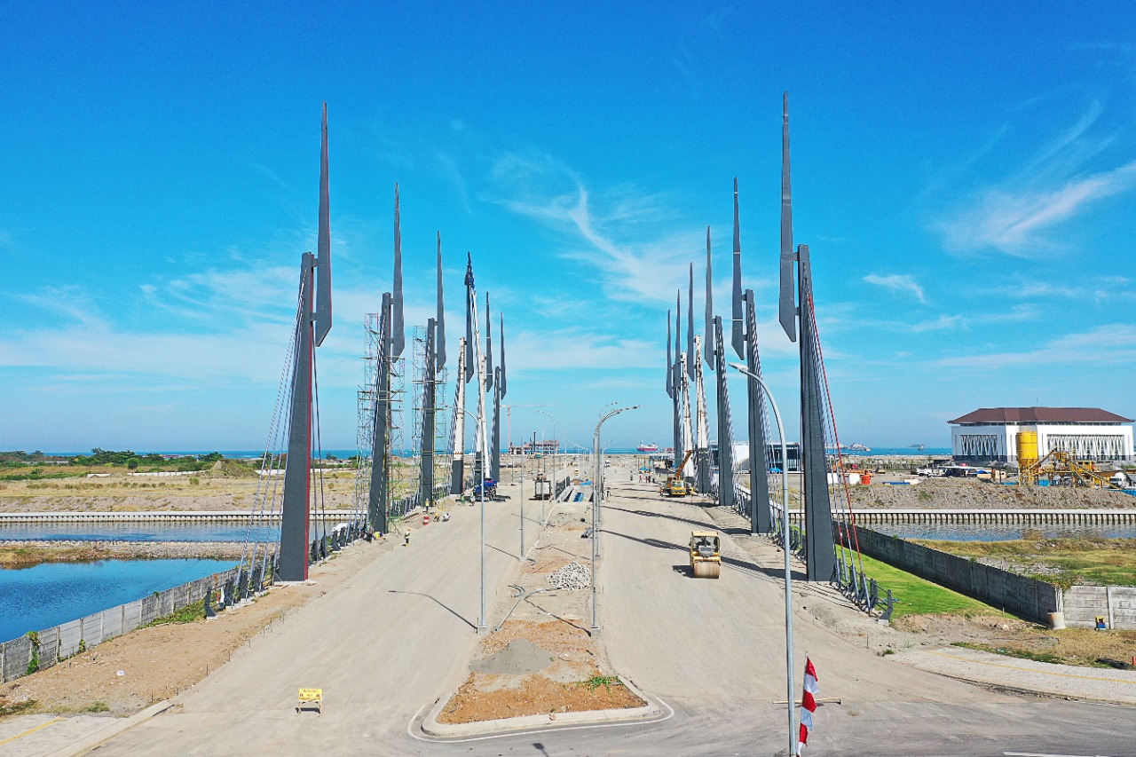 Jembatan Phinisi CitraLand City Losari Makassar Target Selesai Akhir September 2020