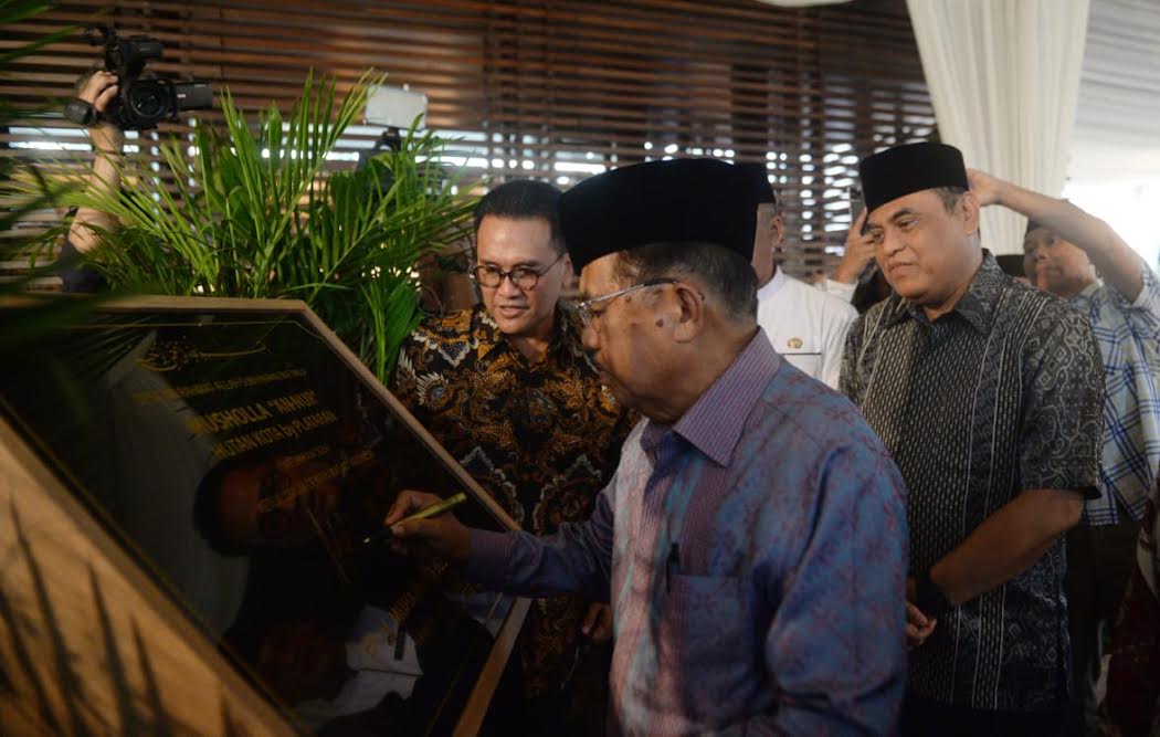 Jusuf Kalla Resmikan Musala untuk Pertama Kalinya