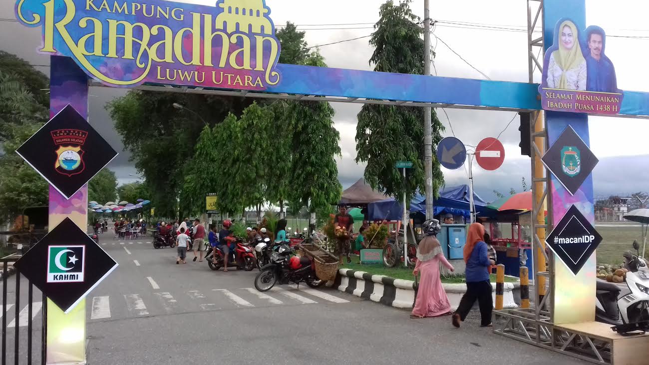 Kampung Ramadan Hadir depan Rujab Bupati Luwu Utara