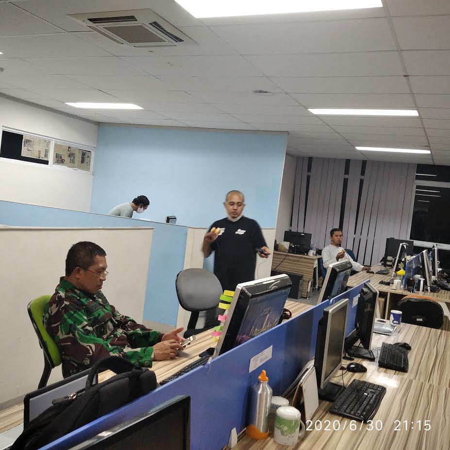 Kapendam XIV Hasanuddin Pamitan di Redaksi Tribun Timur