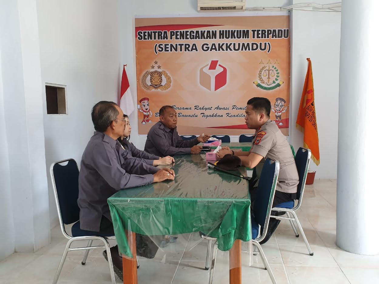 AKBP Yudha Datangi Bawaslu Toraja Utara, Ini Tujuannya