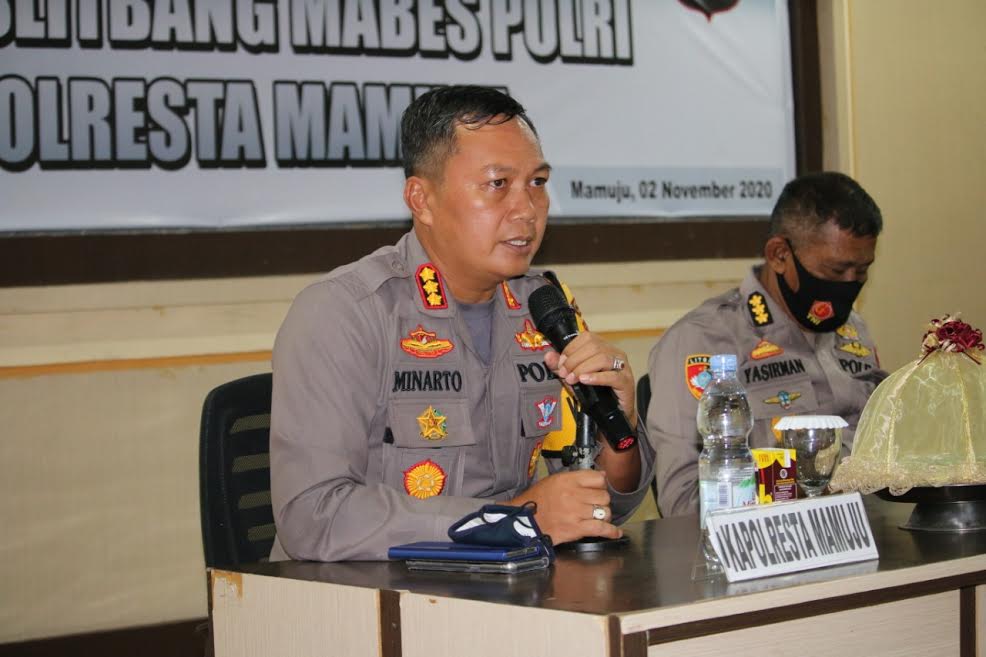 Pasien Covid Makin Meningkat, Polresta Mamuju Batasi Jam Operasional Warkop dan Kafe