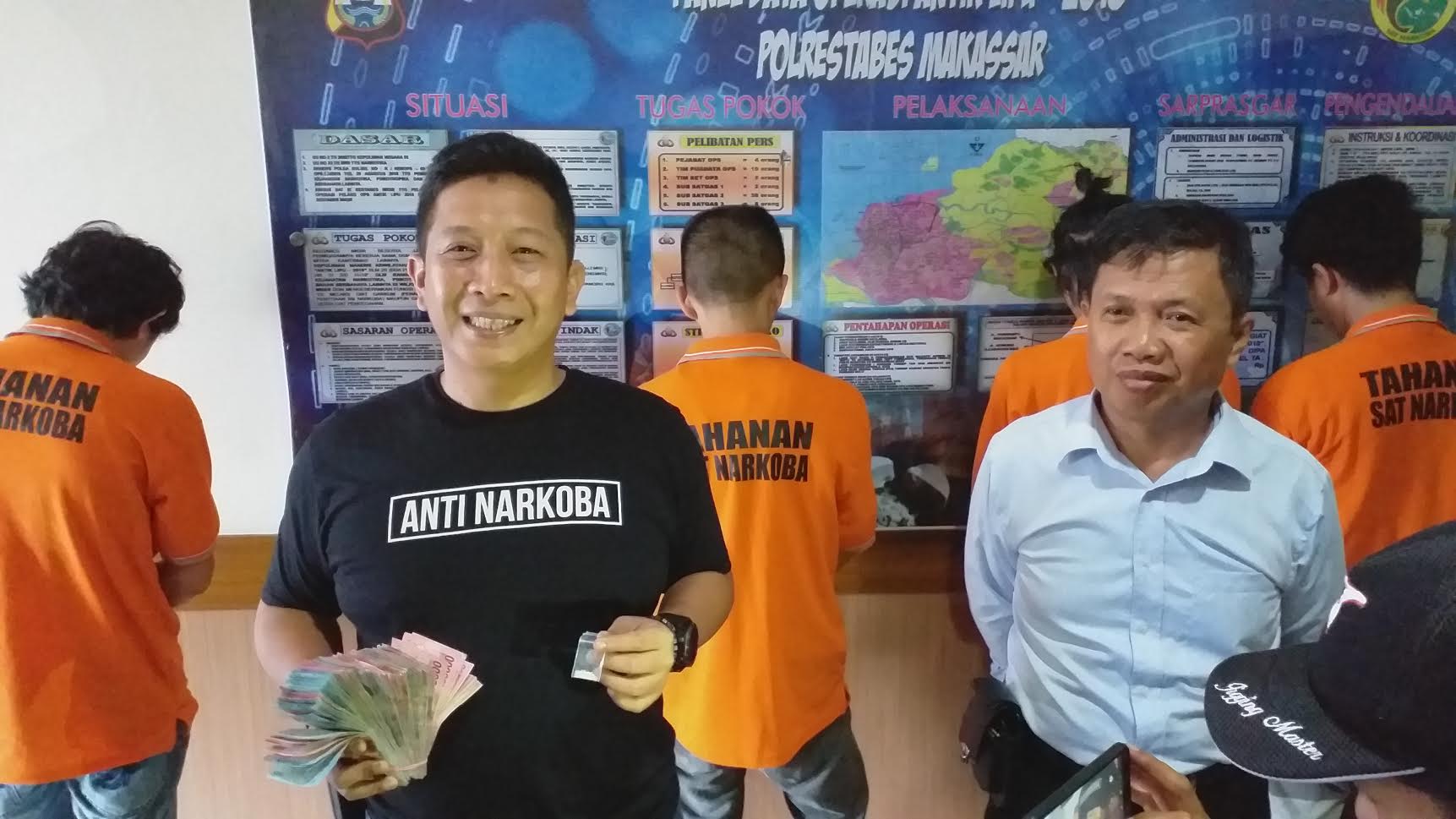 Manfaatkan Momen Pemilu 2019, Bandar Narkoba Asal Pampang Dibekuk Tim Elang Polrestabes Makassar