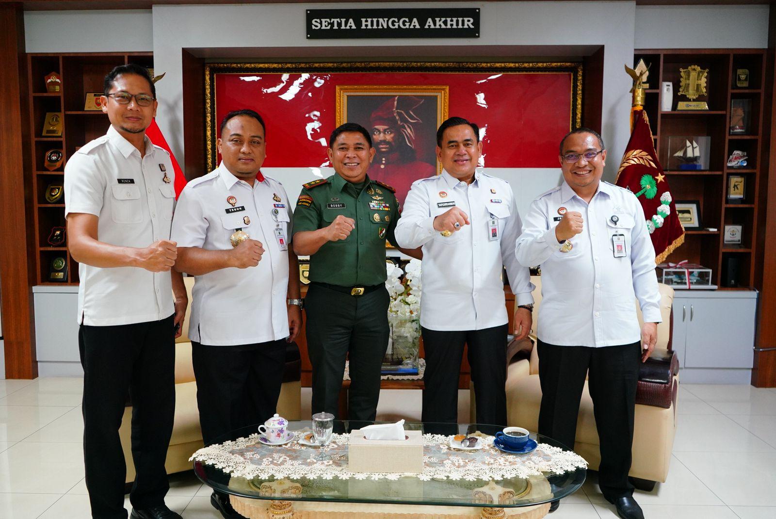 Kakanwil Kemenkumham Sulsel Kunjungi Pangdam XIV Hasanuddin, Komitmen Perkuat Sinergi Keamanan