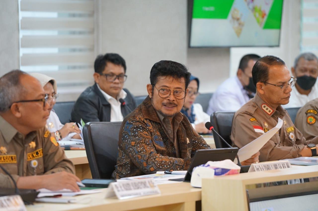 Mentan SYL Ajak Komite II DPD RI Kembangkan Pupuk Organik untuk Tingkatkan Produksi Pangan Nasional