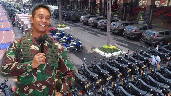 Panglima TNI Jenderal Andika Perkasa Berikan Pajero Sport hingga Motor Trail Untuk Prajurit di Papua