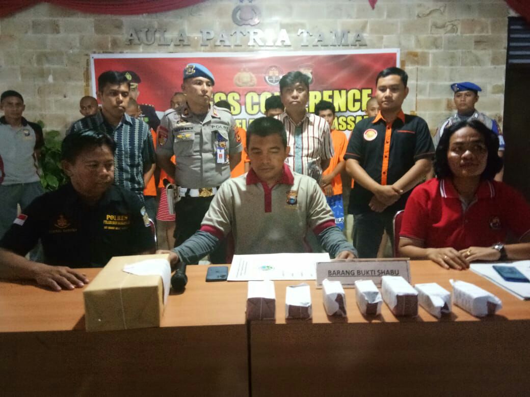 Operasi Antik 2020, Polres Pelabuhan Makassar Tangkap 29 Pelaku Narkoba dan Sita 16 Gram Sabu