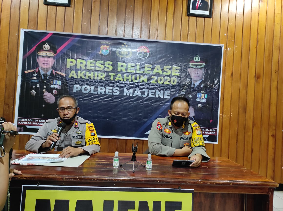 Polres Majene Tangani 25 Kasus Narkoba di 2020