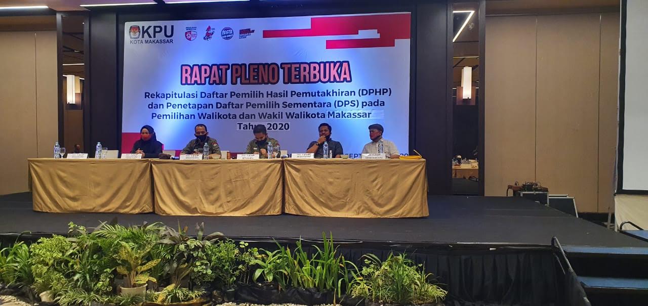 Berikut Jumlah Pemilih Sementara di Pilwalkot Makassar 2020