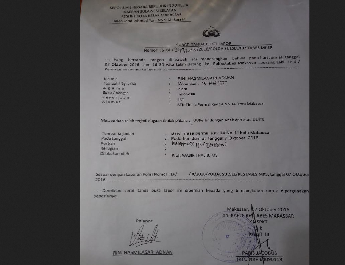 Laporkan Ketua PGRI Sulsel, Tujuh Pengacara Siap Dampingi Orangtua MA - kuasa-hukum-ma_20161007_231218.jpg