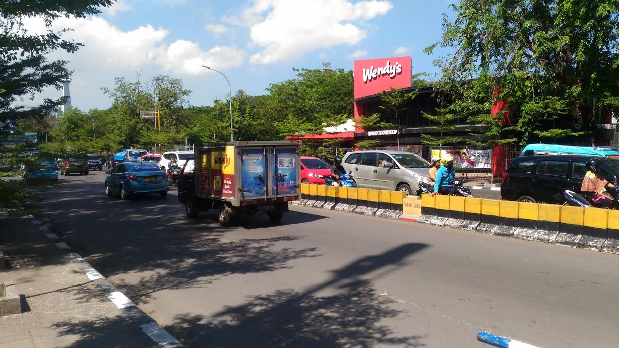 Pukul 10.08 Wita, Begini Arus Lalulintas di Jl Jenderal Sudirman Makassar