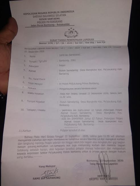 Laporan Warga Biangkeke Bantaeng Dianggap Tak Diproses Secara Adil, Ini Penjelasan Polisi