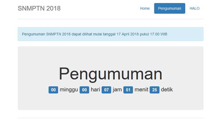LINK Pengumuman SNMPTN 2019: Unhas, Unsri, UI, ITB, PB, Undip, Hingga UGM, Cek Nama dan Nomor Kamu