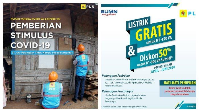 Klaim Token Listrik Gratis Mei 2020 untuk Pelanggan 450 VA Login www.pln.co.id Stimulus Covid-19