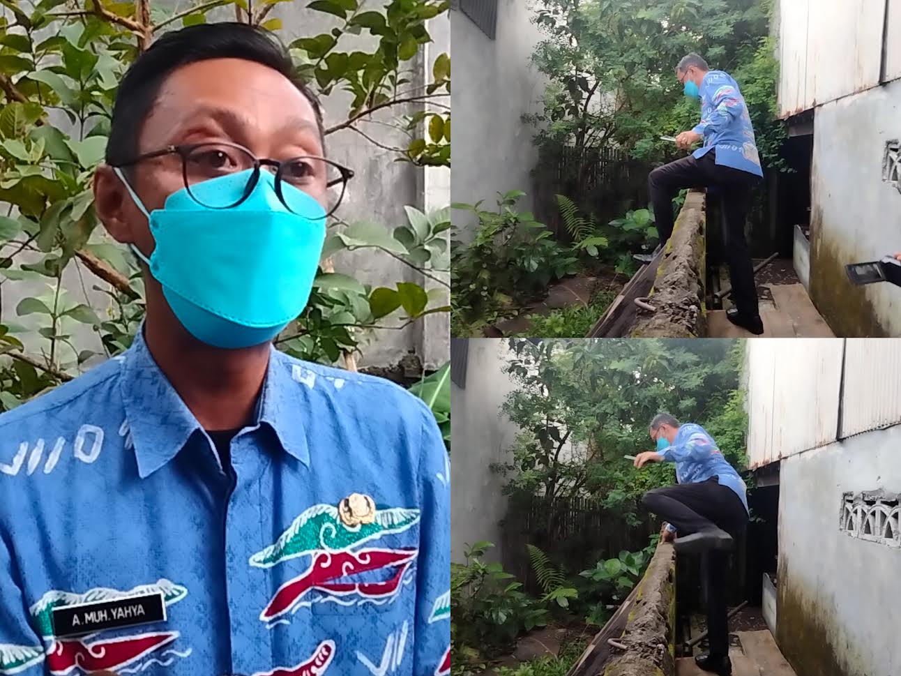 Tinjau Rumah Terkurung Tembok Tetangga di Toddopuli, Lurah Borong: Miris