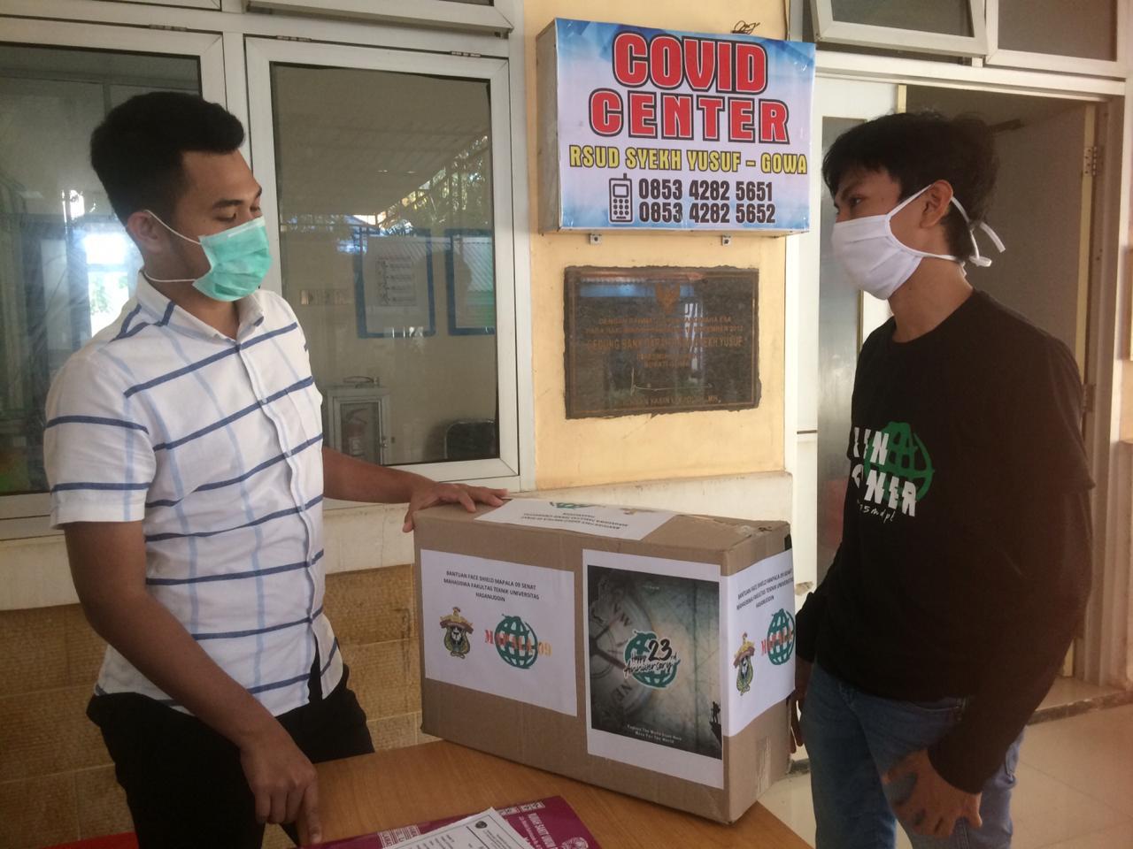 Peduli Pandemi Virus Corona, Mapala 09 Teknik Unhas Serahkan APD Karya Sendiri ke RS Syekh Yusuf