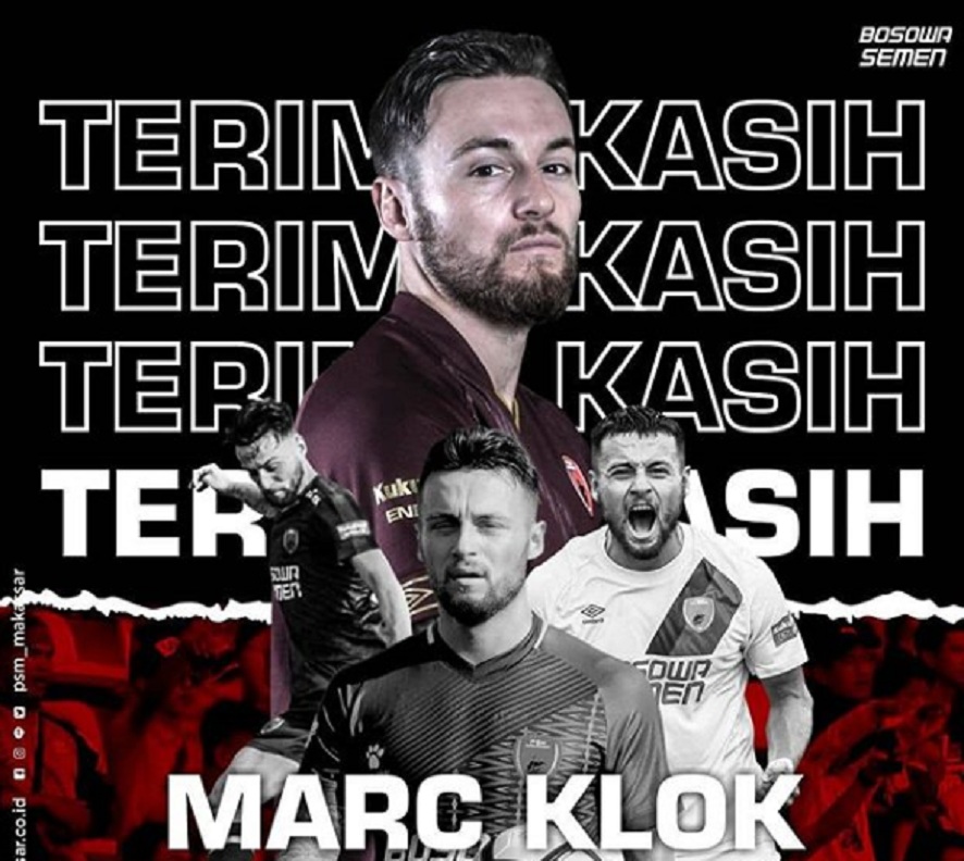 Marc Klok Resmi Tinggalkan PSM Makassar, Gabung Tim Ibu Kota Persija Jakarta?
