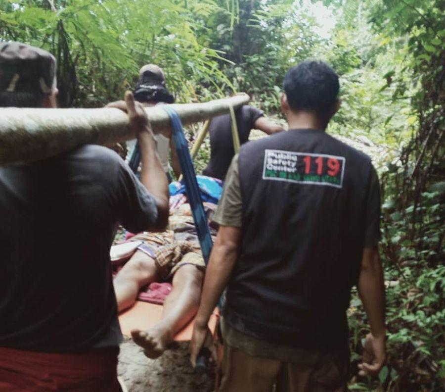 Akibat Terjal, Pemotor Jatuh ke Jurang di Poros Masamba-Rampi Luwu Utara, Begini Kondisinya