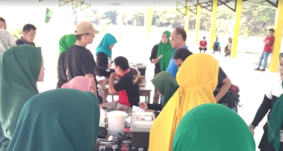 Peringati HUT ke-53, Kohati Enrekang Gelar Donor Darah dan Senam Bersama