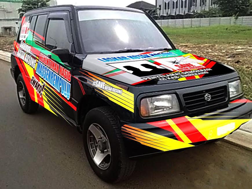 Mantan Bacabup Enrekang Ini Hibahkan Poskonya Jadi Posko Relawan Kotak Kosong