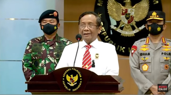 Daftar 6 Jenderal 4 Menteri yang Larang Aktivitas FPI Dikoordinir Mahfud MD, HRS Masih di Penjara