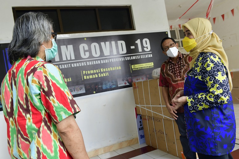 Cek Sarana Penanganan Covid, Aliyah Mustika Ilham Kunjungi RSKD Dadi