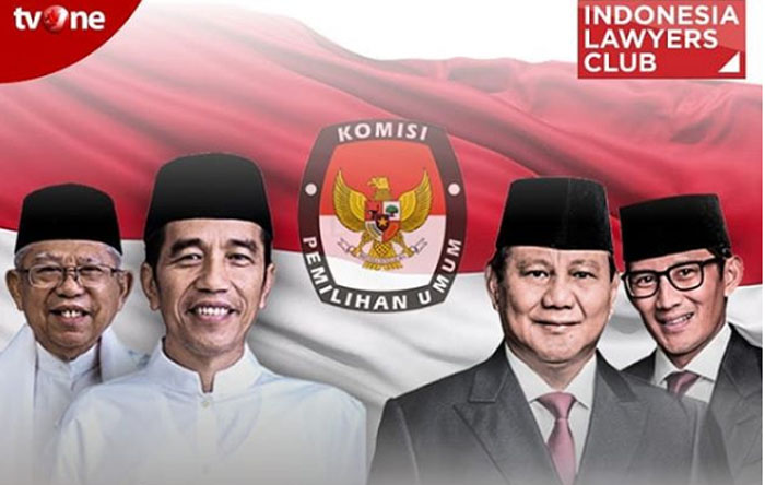 Live Streaming ILC TVOne Malam ini, 'Debat Capres 2019: Menguji Netralitas KPU', Nonton Disini!