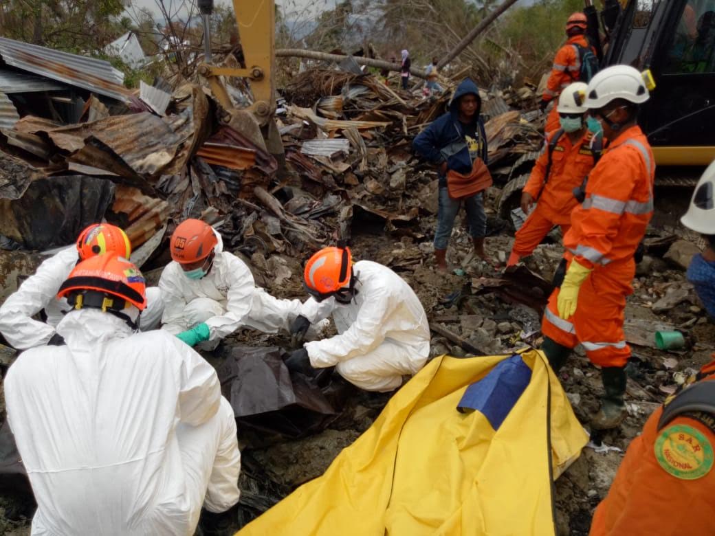 Update Gempa Palu: 2.113 Korban Meninggal, 1.309 Orang Belum Ditemukan