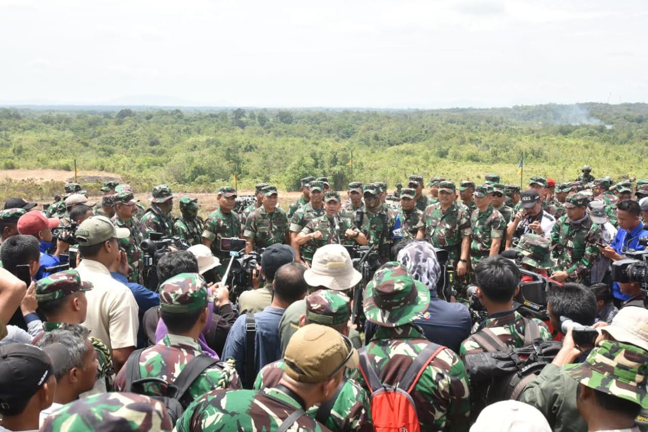 Pangdam Surawahadi Pantau Latihan Ancab TNI AD di Baturaja Sumsel