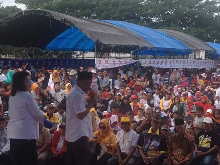 Massa Padati Kampanye Dialogis Pata-Emmy di Ponrang Luwu