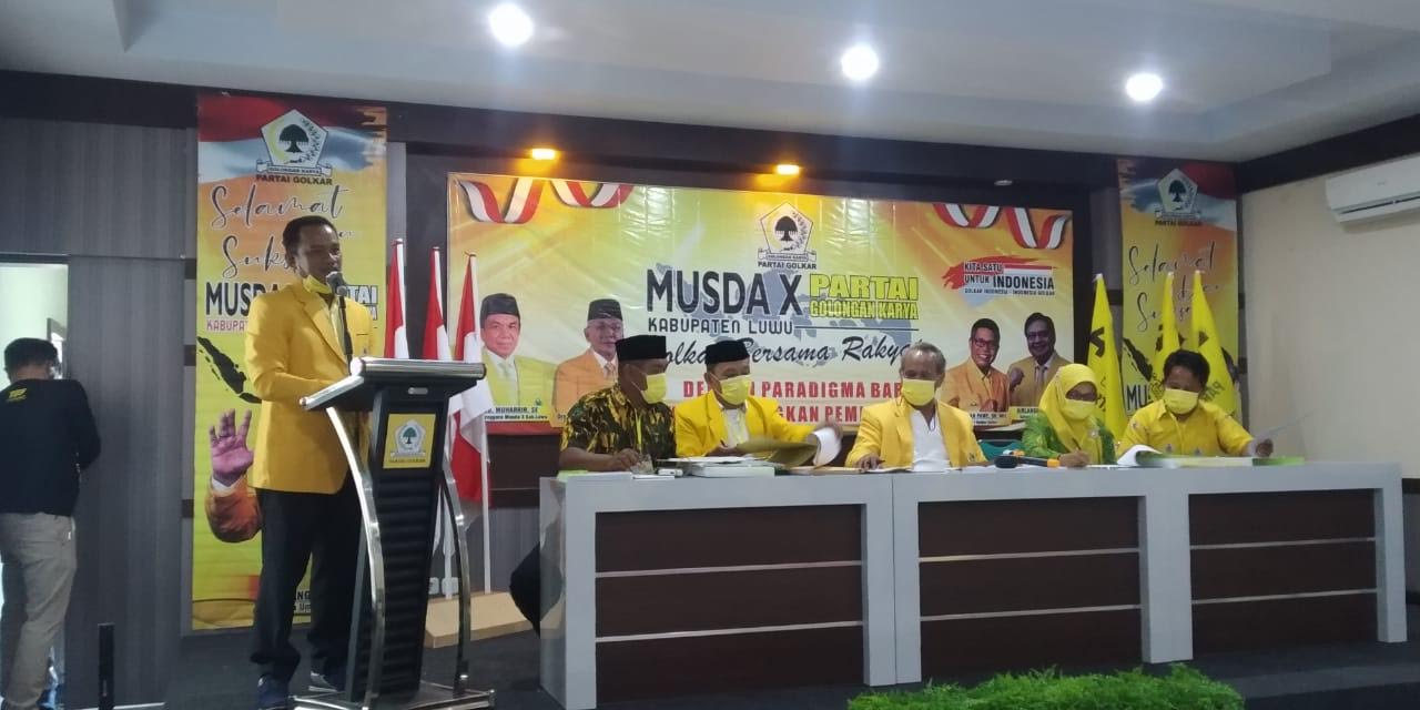 Perjalanan Patahudding Sebelum Terpilih Pimpin Golkar Luwu, Kalah di Pilkada & Suara Beringin Anjlok