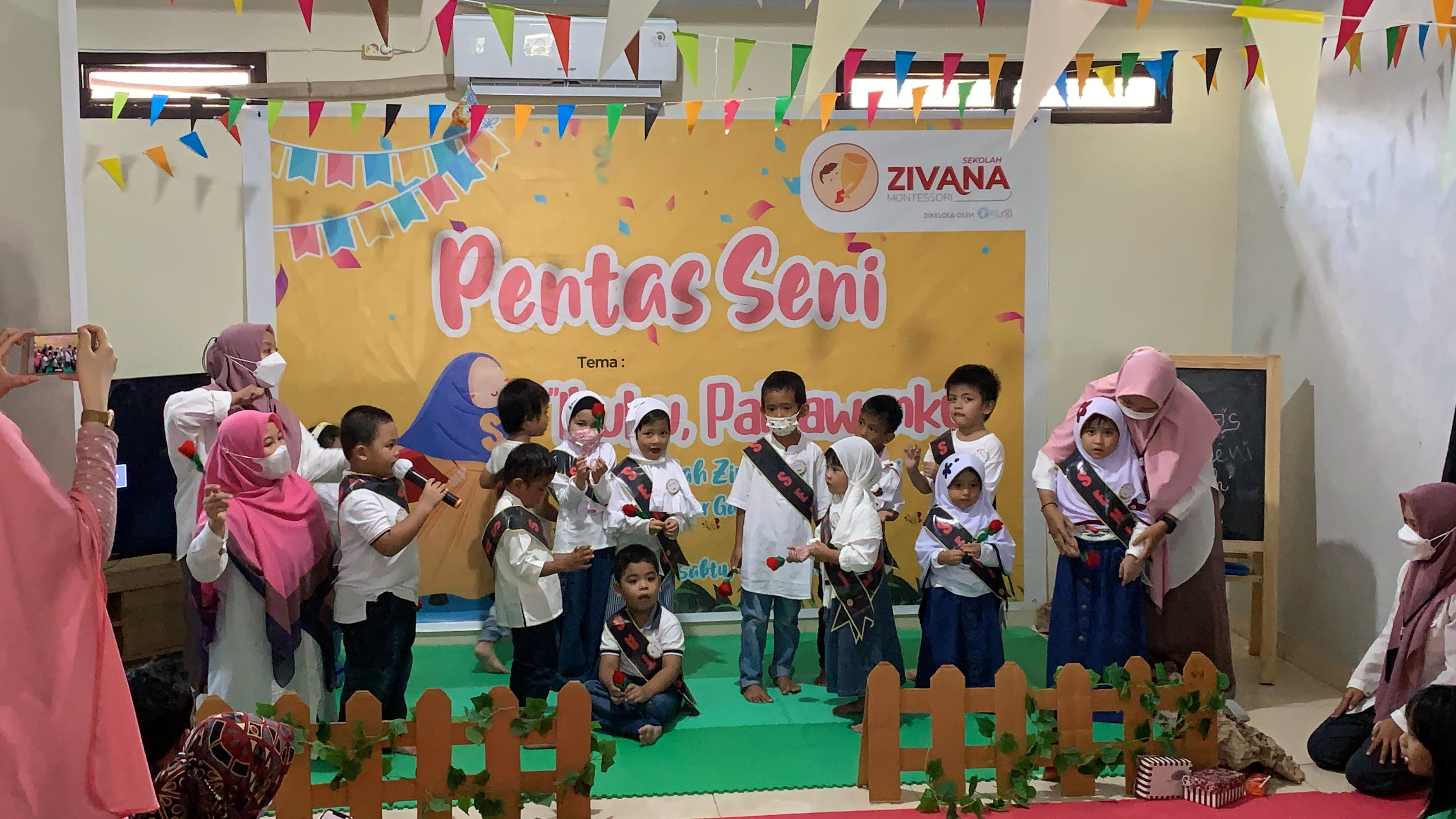 Sekolah Zivana Montessori Latih Kreativitas Anak Lewat Pentas Seni