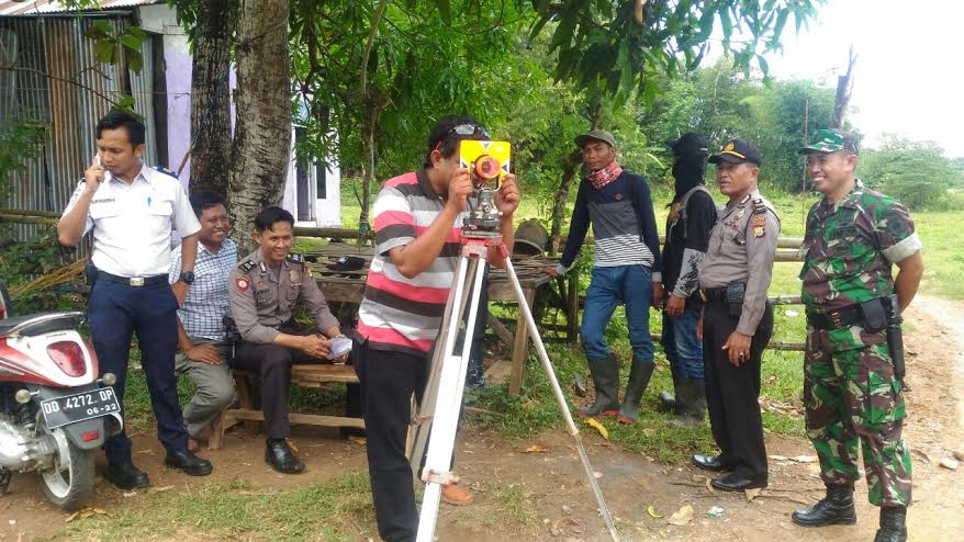 Pembangunan Rel Kereta Api Sampai di Marusu Maros, Kementerian Perhubungan Ukur Lintasan