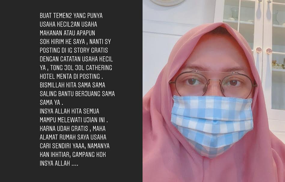 Deretan Artis Indonesia yang Bagikan Makanan dan Endorse Gratis saat Pandemi Covid-19