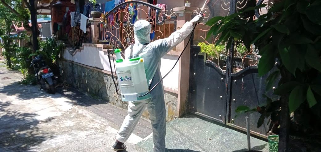 XL Home Semprot Disinfektan Perumahan Hartaco Makassar