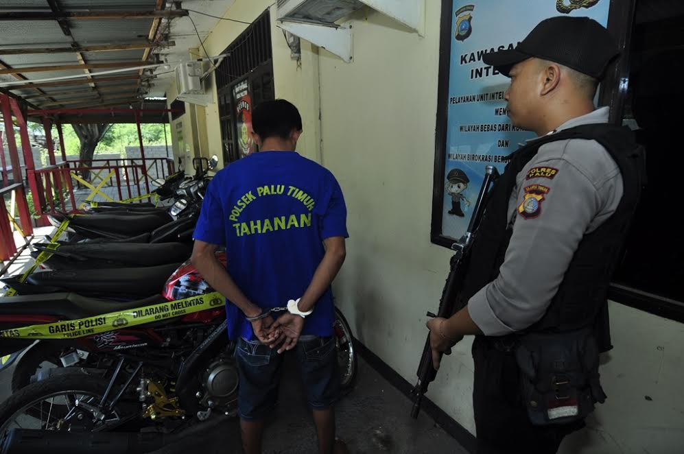 Curi Dua Unit Motor di Palu, Residivis Curanmor Ini Tertangkap Lagi