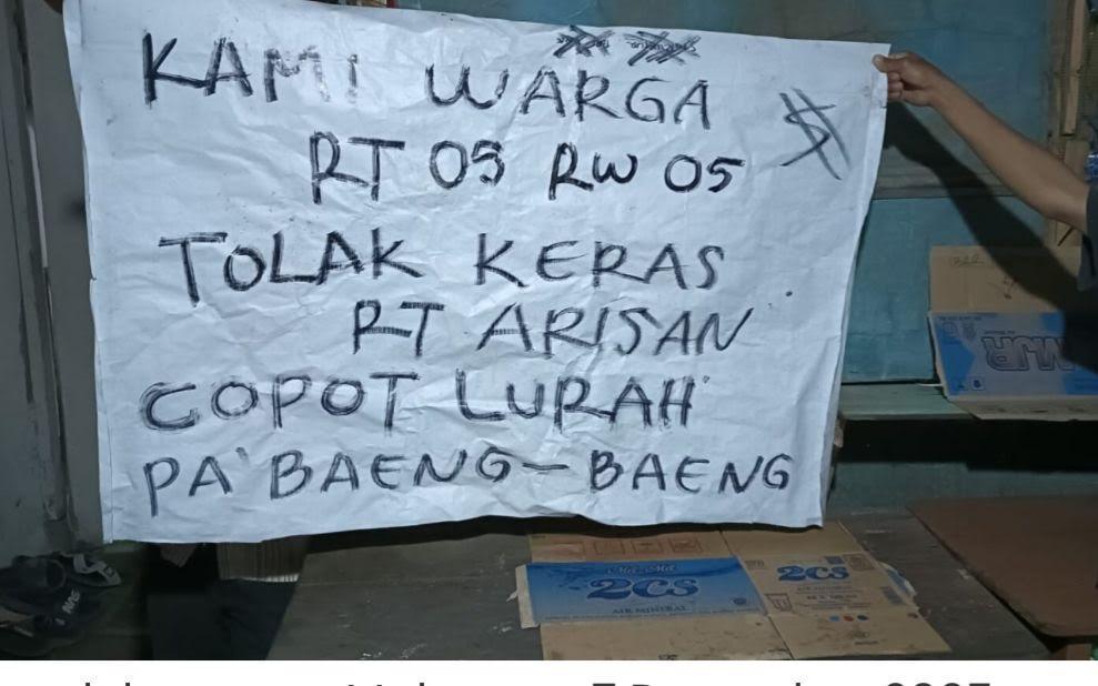 Warga RT 05 Pabbaeng-baeng Protes Hasil Penetapan Ketua RT, Duga Ada Intervensi Lurah