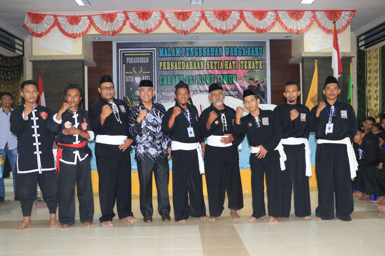 Pencak Silat Persaudaraan Setia Hati Terate Tarik Perhatian Bupati Lutim