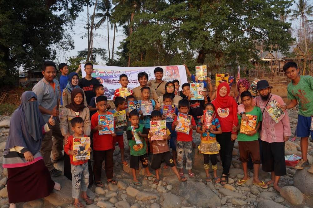 Purnabakti Pramuka Smaga Makassar Baksos di Tompobulu Maros