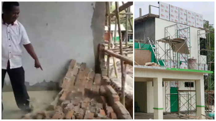 Proyek Puskesmas Asal-asalan, Anggota DPRD Marah Robohkan Tembok, Bupati Nyaris Tendang Pengawas