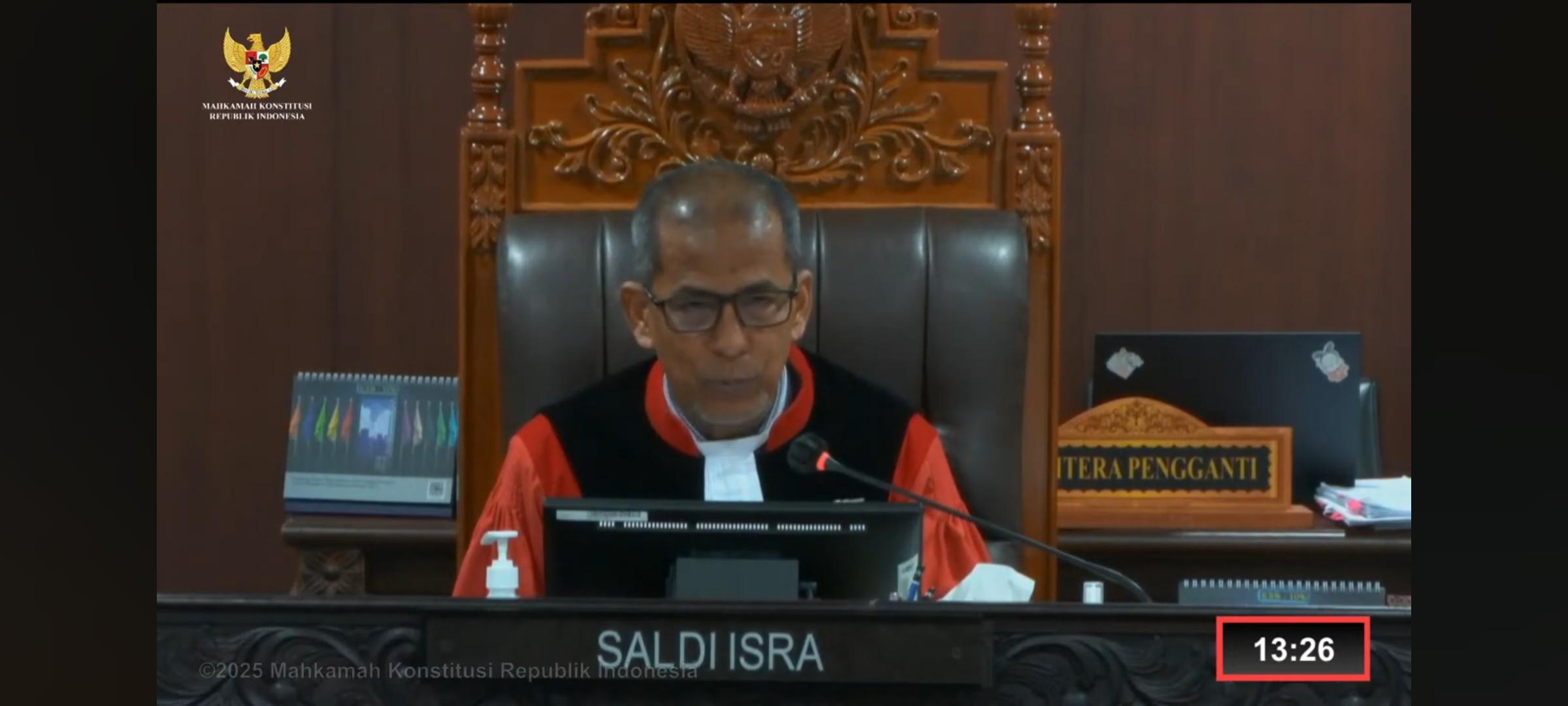 Babak Akhir Pilkada Jeneponto 2024 Diputuskan 24 Februari 2025, Hakim MK: Serahkan Kepada Kami