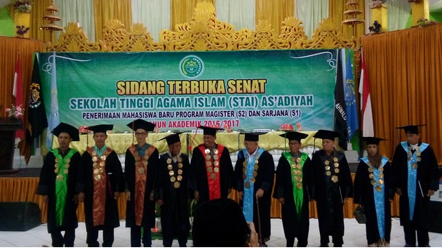 AG Prof Rafii Yunus Martan Sambut Mahasiswa Baru STAI As'adiyah Sengkang
