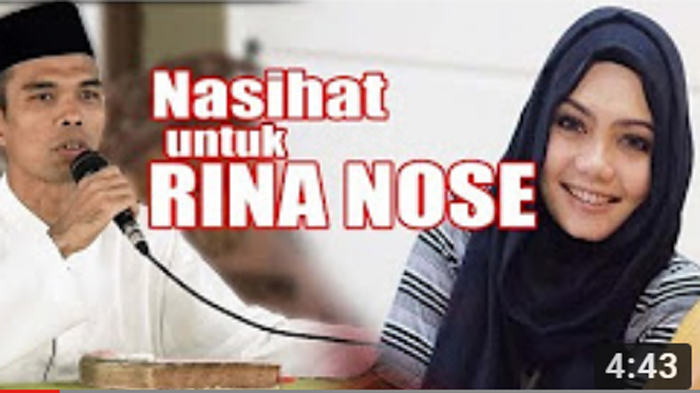 Rina Nose Lepas Jilbab, Ceramah Ustad Abdul Somad ini Jadi Trending, Isinya ‘Menampar’ Banget!