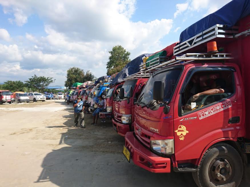 Tiba di Palu, Tim Relawan Pemkab Enrekang Langsung Dirikan Posko