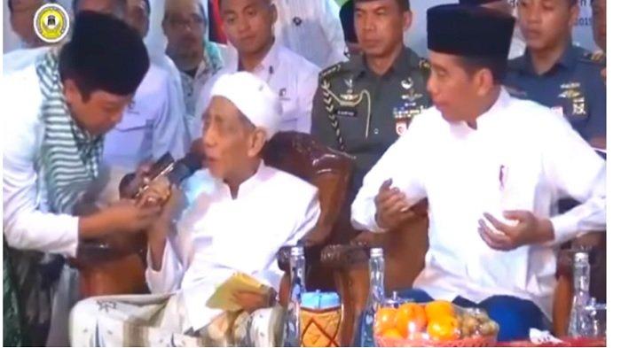 #RomiMakelarDoa Trending Topic, ini Kronologi KH Maimun Zubair Doakan Jokowi tapi Sebut Nama Prabowo