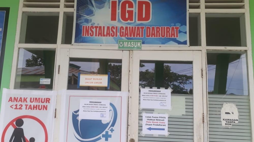 4 Dokter Positif Corona, IGD RSUD Mamuju Tutup Sementara